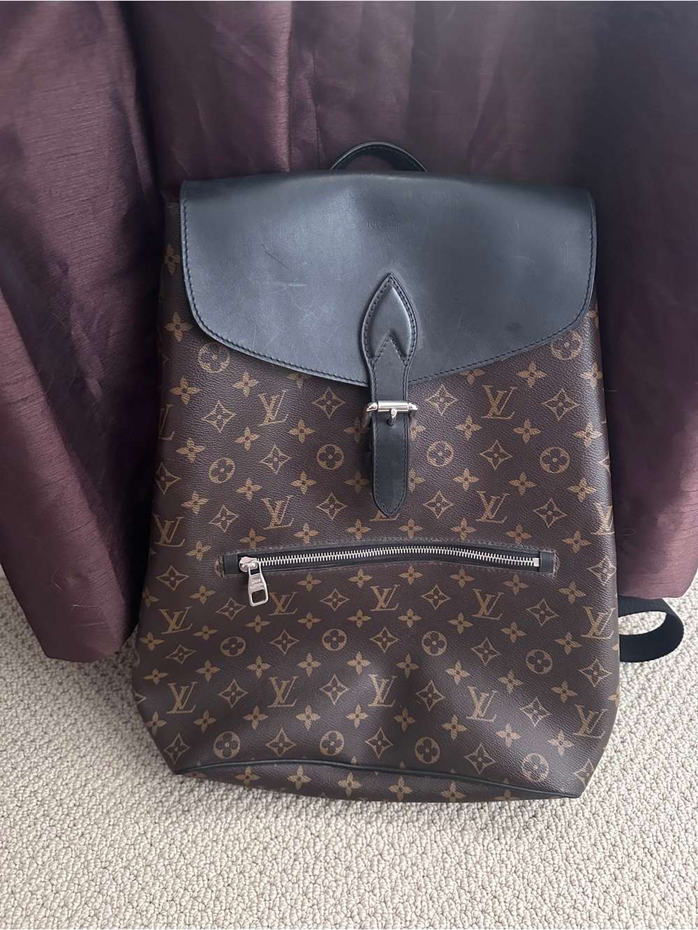 Louis Vuitton Monogram Macassar Backpack